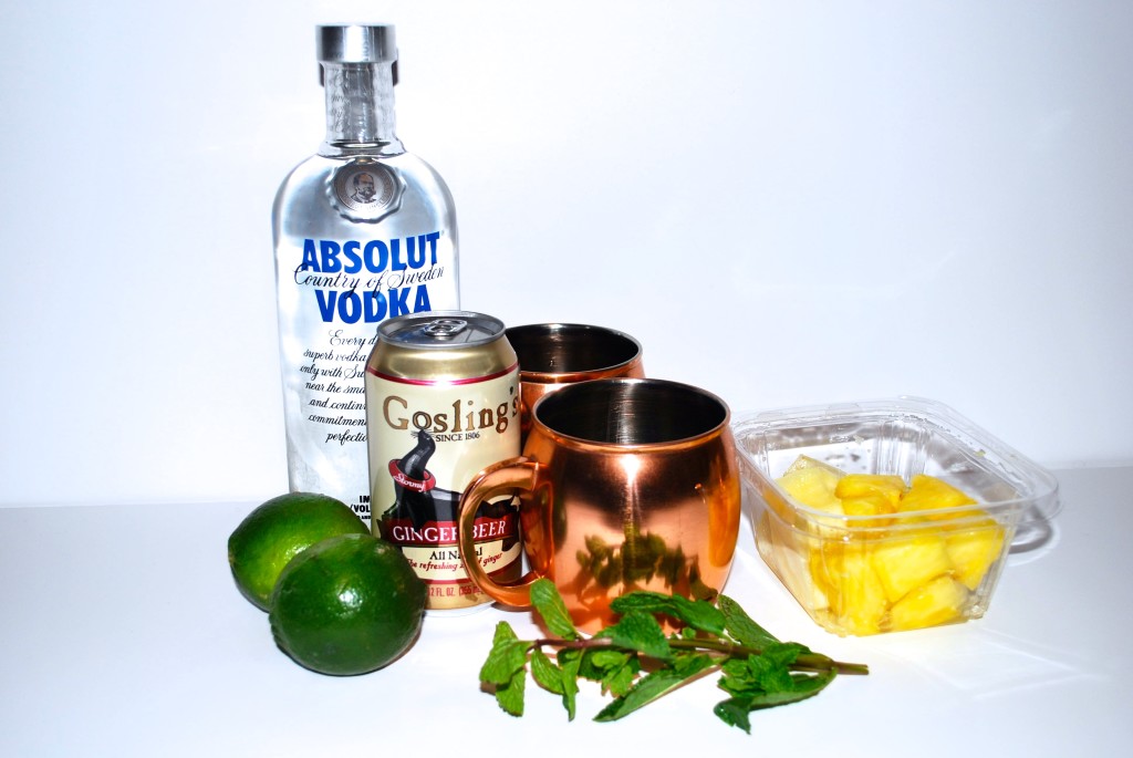 pineapple mint moscow mule