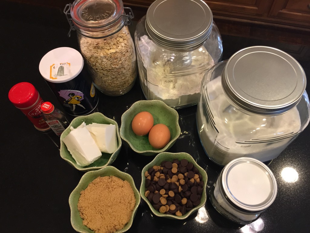 Oatmeal Chocolate Chip Cookie Recipe Ingredients