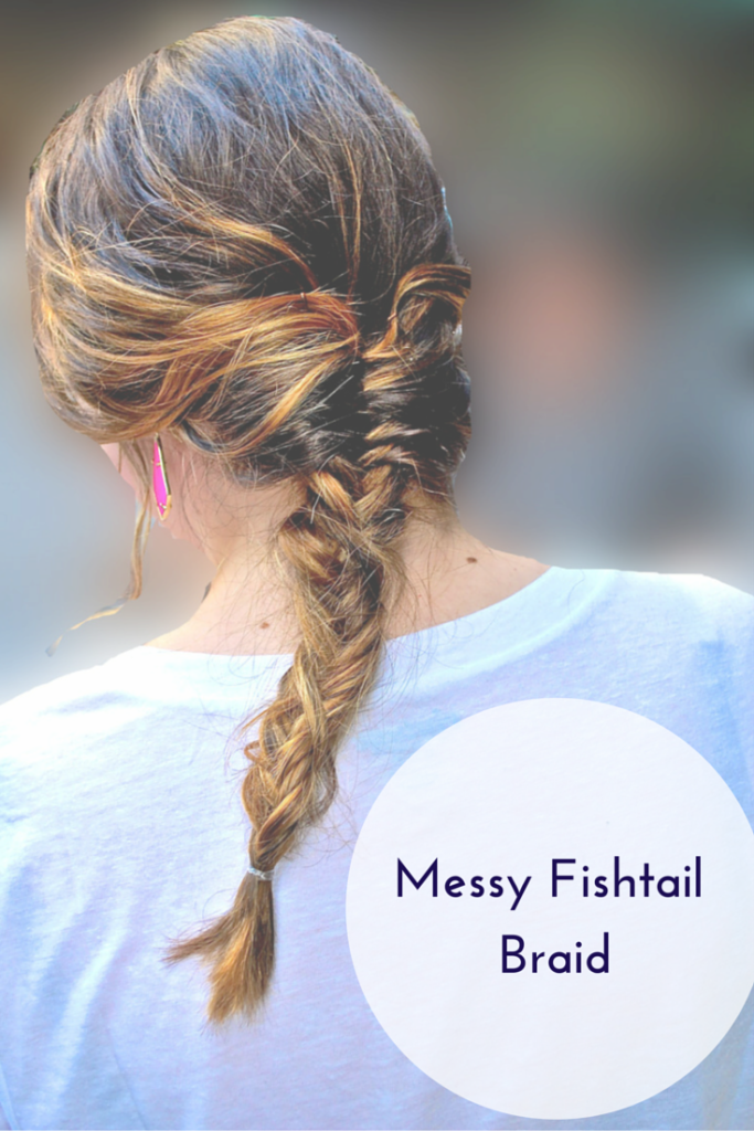 Messy Fishtail Braid Hairstyles