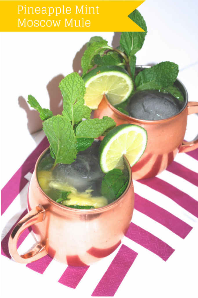 pineapple mint moscow mule