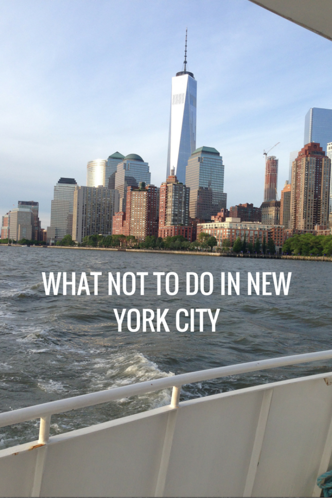 what not to do in new york city