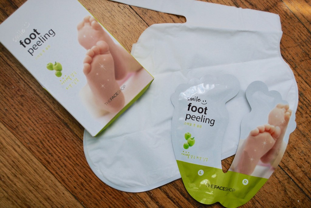 the face shop foot peel