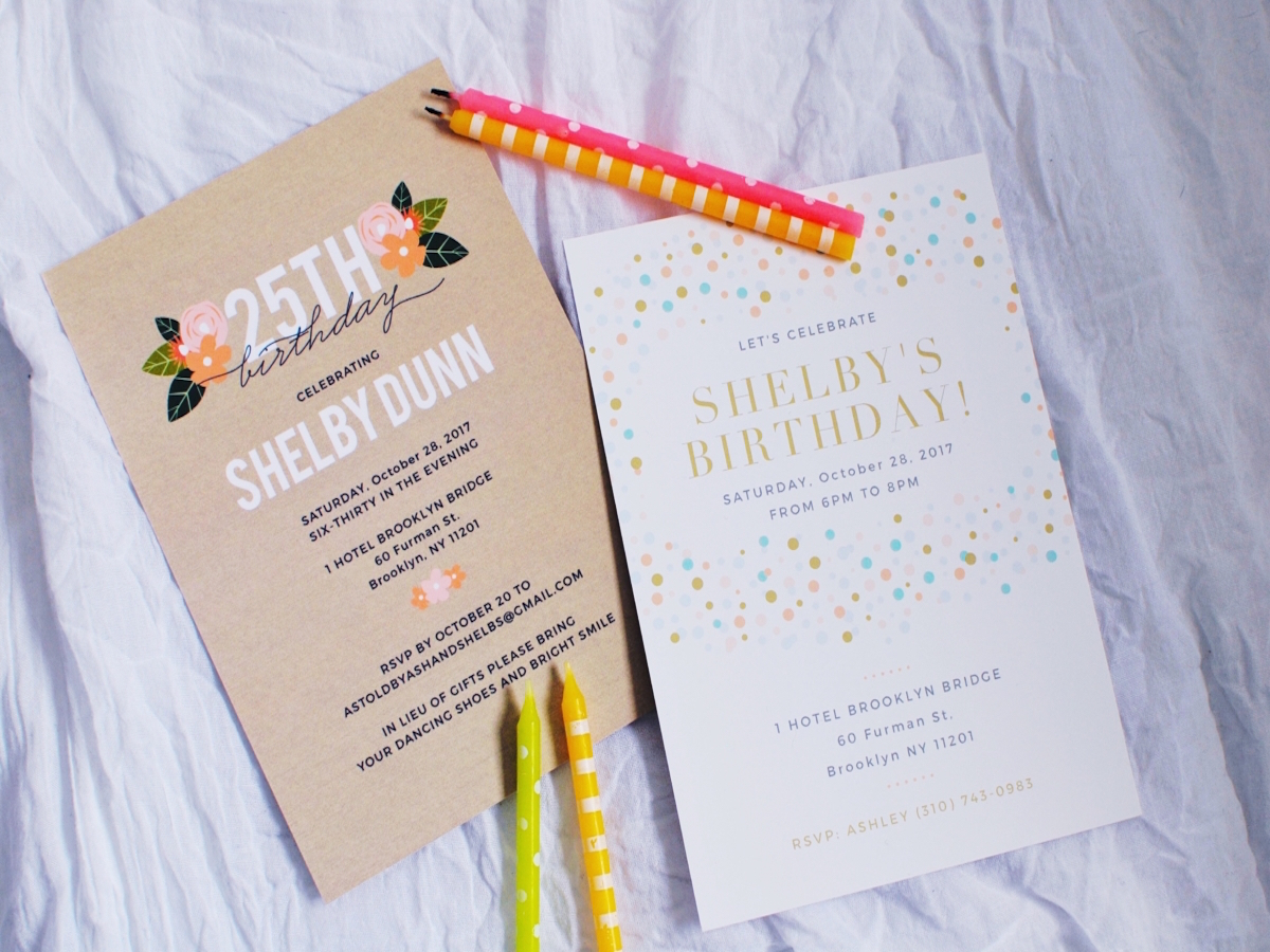 Party Invitation Inspiration | Basic Invite